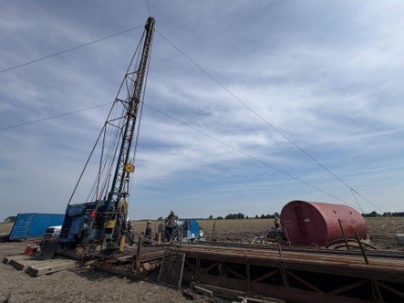 June 2026: One of P&G’s Rigs is Pictured on a Job Site in Ohio, Near the State Line Shared with Michigan